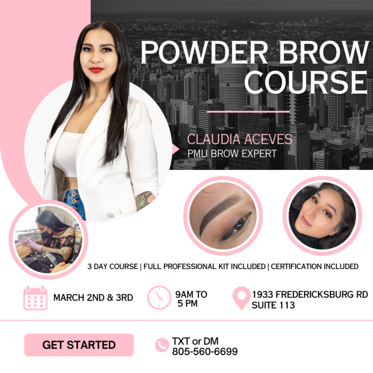 Vanidosa Beauty Studios Powder Brow Course March 2024